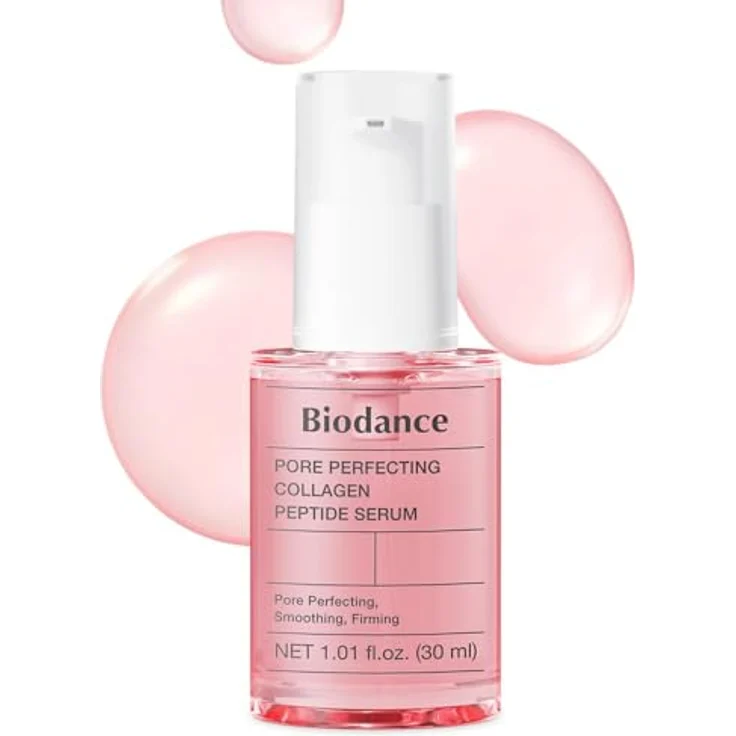 BIODANCE Pore Perfecting Collagen Peptide Serum, 30 ml, Gesichtsserum mit feuchtigkeitsspendenden Peptiden und Hyaluronsäure zur Reduzierung von Falten und Poren – Bild 1