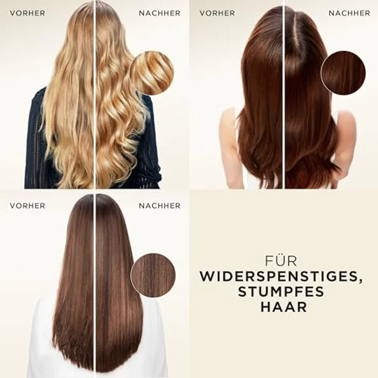 Pantene Pro-V Glatt & Seidig Shampoo 1000ml Pumpspender, ohne Silikone & Mineralöle, Active Nutri-Plex-Technologie, für krauses & stumpfes Haar, Frizz-Kontrolle – Bild 3