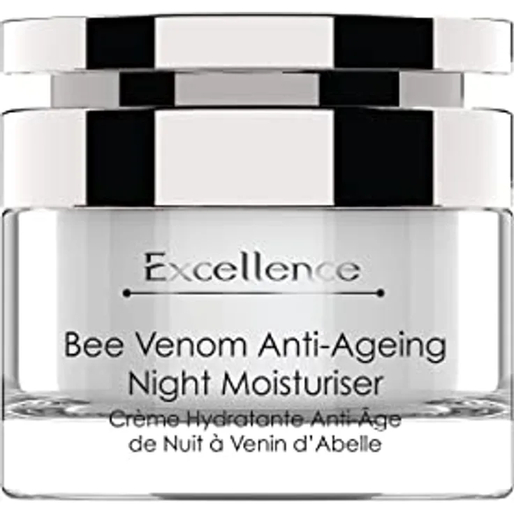 Skin Chemists Excellence Bee Venom Anti-Aging Night Feuchtigkeitspflege, 50 ml - Bienengift, Manuka-Honig, Aquaxyl, Hyaluronsäure - Gesichtscreme für trockene und empfindliche Haut