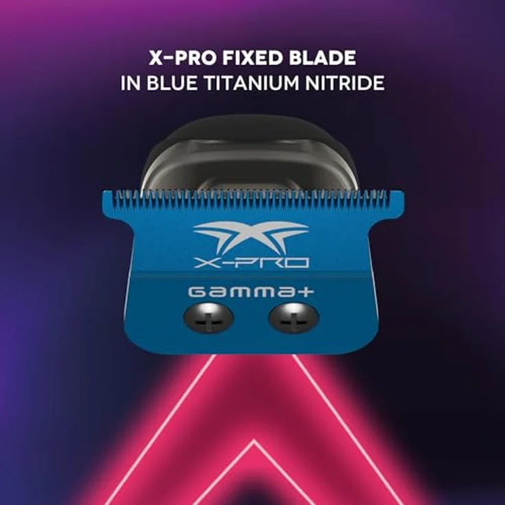 Gamma+ HITTER UP Profi Trimmer für Bart & Konturen, 7.000 U/min Motor, über 2 Std. Akkulaufzeit, magnetische Aufsätze, USB-C Ladefunktion, 3 Gehäusefarben (Schwarz, Weiß, Amethyst) – Bild 5