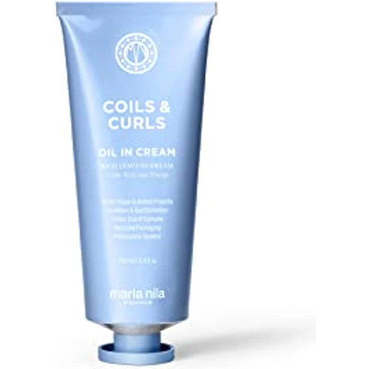 Maria Nila Coils & Curls Creme Öl 100 ml für lockiges und welliges Haar, Jojobaöl für hydratisiert beim Waschen, Sheabutter zur Verbesserung der Locken, 100% vegan – Bild 1
