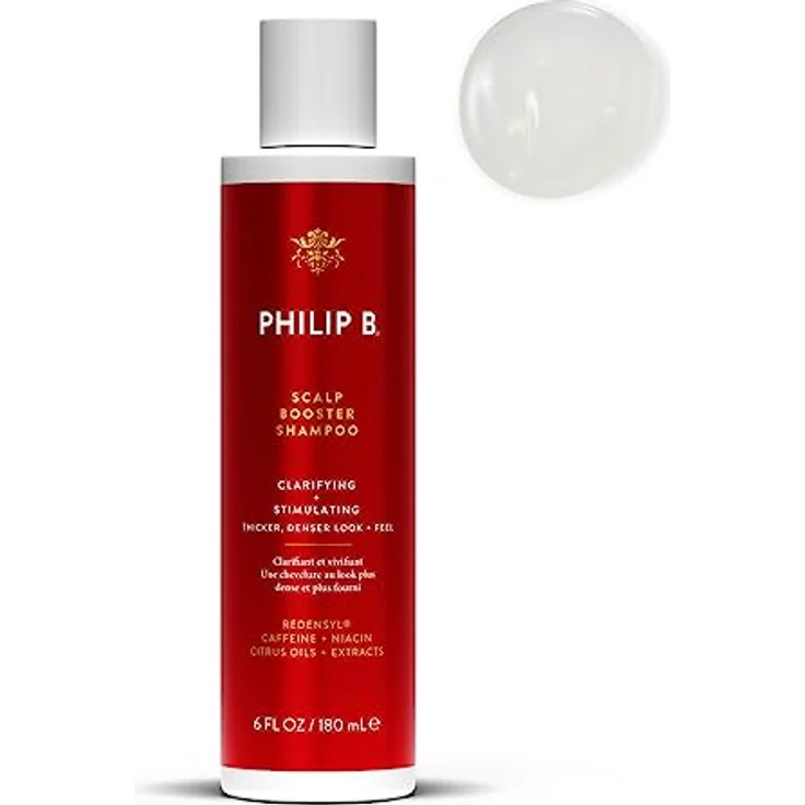 PHILIP B Scalp Booster Shampoo, Haarpflege mit Redensyl®, Niacin und Koffein, 180 ml – Bild 1
