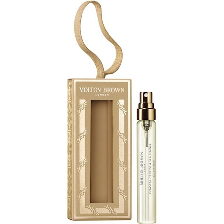 Molton Brown Coastal Cypress & Sea Fennel Eau de Parfum Spray Unisex, 7,5 ml, erfrischender Duft mit Bergamotte, Meeresnoten und rauchigem Leder