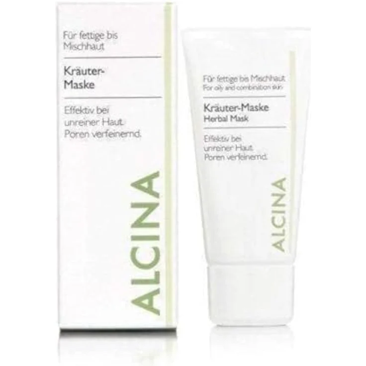 Alcina Herbal Kräutermaske für fettige Haut und Mischhaut 50 ml – Bild 4
