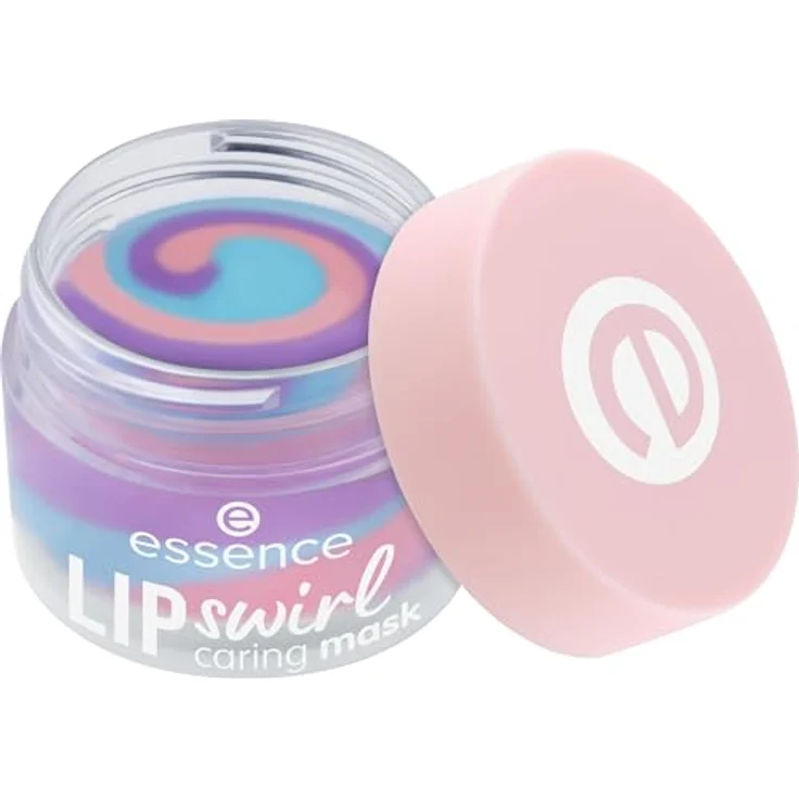 essence LIP swirl Lippenkur, feuchtigkeitsspendende Lippenmaske mit nahrhaftem Effekt, 8 g – Bild 1