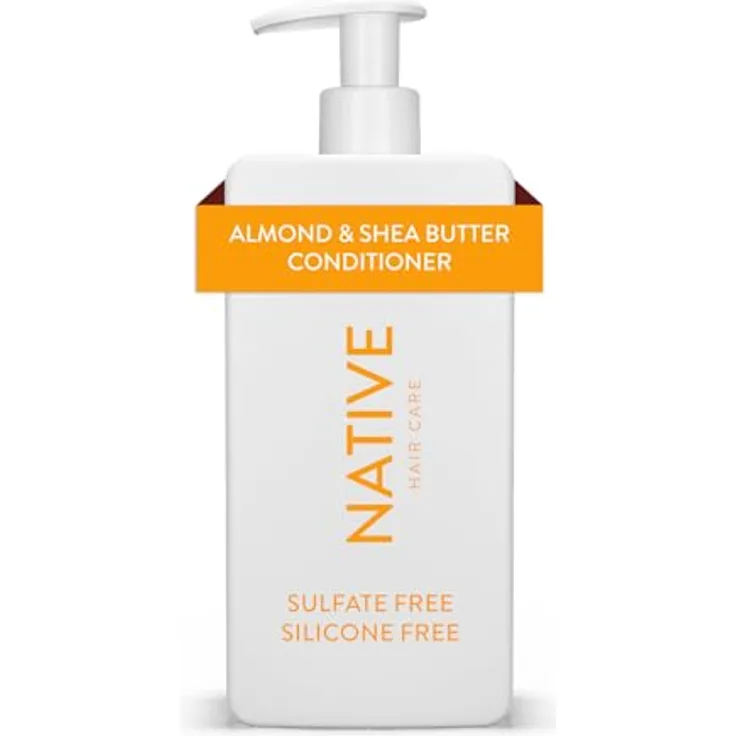 Native Mandel- & Sheabutter Kräftigender Conditioner für alle Haartypen, sulfatfrei, silikonfrei, 487 ml
