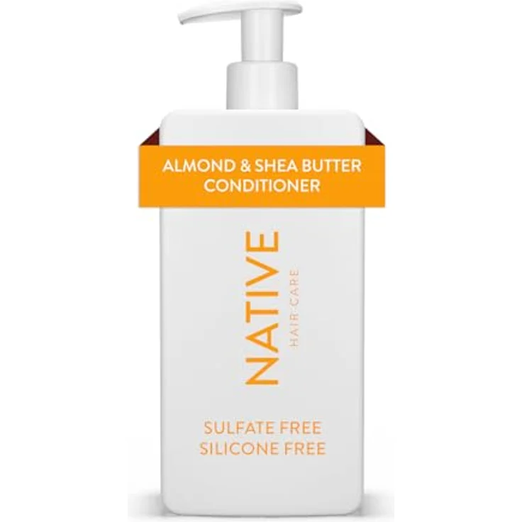 Native Mandel- & Sheabutter Kräftigender Conditioner für alle Haartypen, sulfatfrei, silikonfrei, 487 ml – Bild 1
