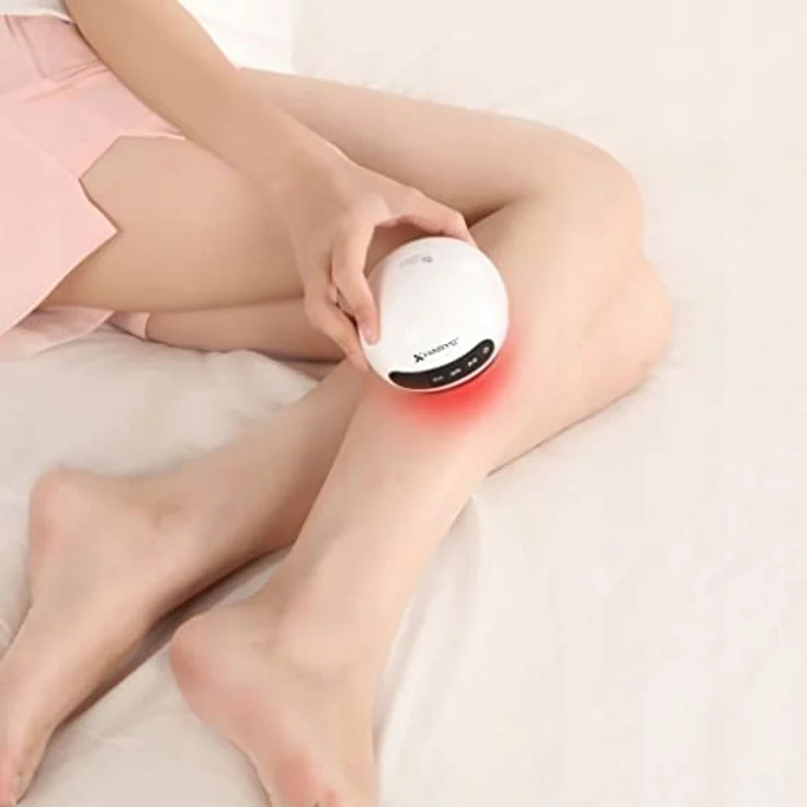 Habys Massageliege Elektrisches Schröpf - Massagegerät Vakuum - Massager 5 Gänge, Multifunktionales Gerät mit Vakuummassage, Rotlicht-Therapie und 8 Energiemagneten, Schwarz – Bild 7