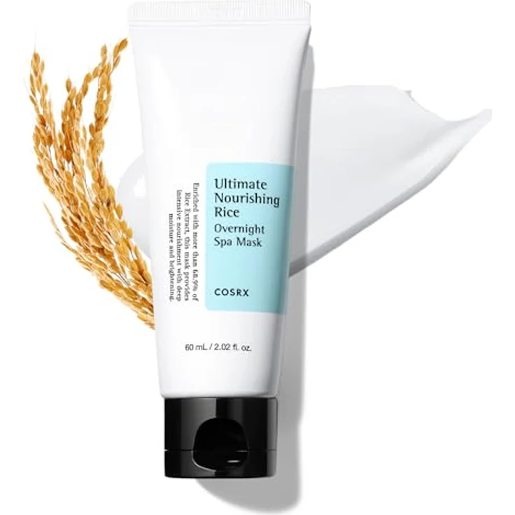 COSRX Ultimate Nourishing Rice Overnight Spa Mask, für eine gepflegte Haut 60ml, für eine gepflegte Haut – Bild 2