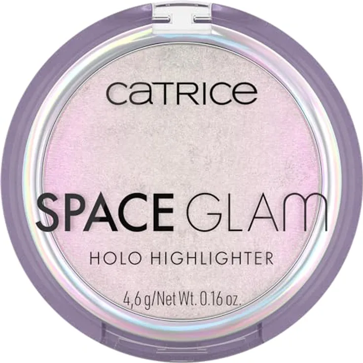 Catrice Space Glam Holo Highlighter, Nr. 010, Mehrfarbig, langanhaltend, sofortiges Ergebnis, intensiv, schimmernd, vegan, ölfrei, ohne Parfüm, ohne Alkohol, 1er Pack (4.6g)