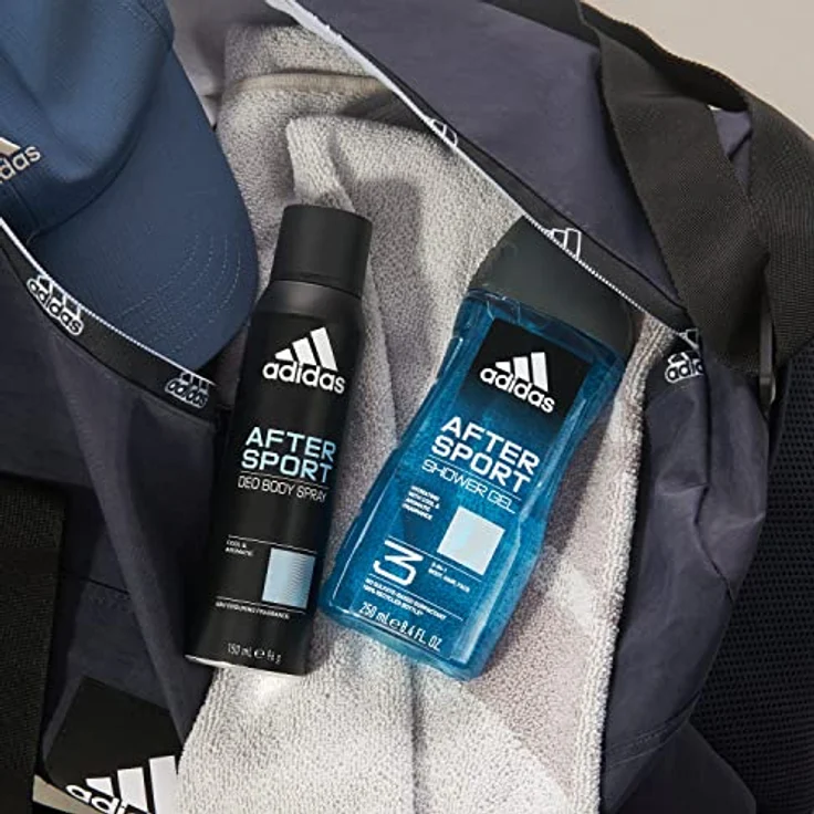 adidas 3in1 After Sport Duschgel für ihn, mit aromatisch-frischem Duft, 400 ml – Bild 5