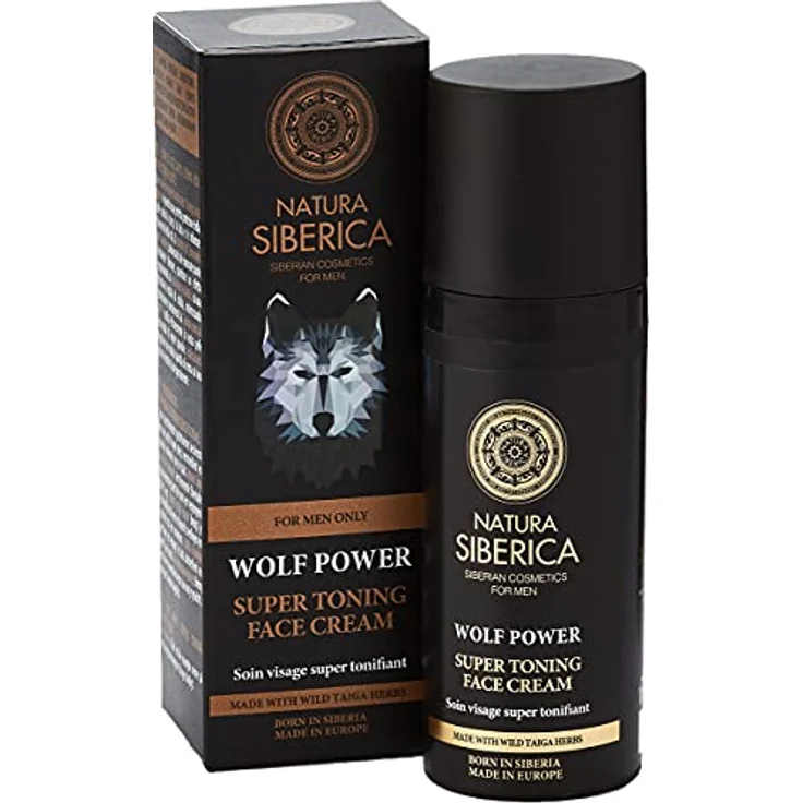 Natura Siberica Wolf Power Super Toning Face Cream, 50ml, regenerative Tagespflege für Männer – Bild 1