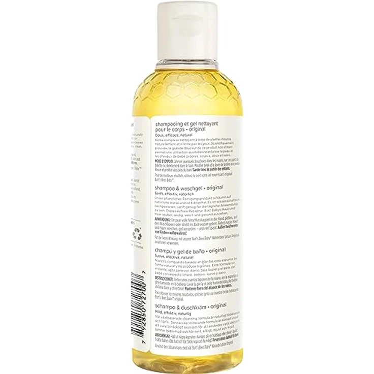 Burt's Bees Baby Shampoo & Waschgel Original Parfümfreie sanfte Babyseife 235 ml – Bild 3