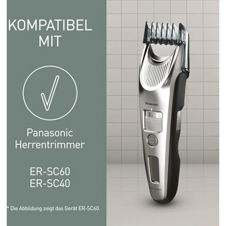 Panasonic WER9521Y1361 Ersatz-Trimmerklinge für ER-SC60 & ER-SC40, japanischer Edelstahl mit 45°-Klingen, langlebig und wasserfest – Bild 4