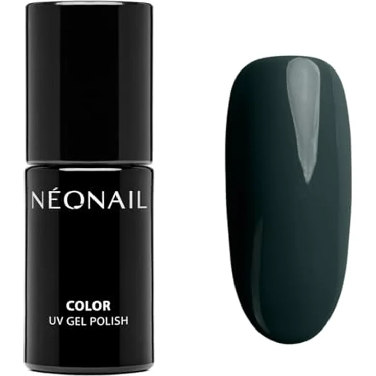 NÉONAIL UV Nagellack Lady Green, 7,2 ml - Starke Pigmentierung, Langanhaltende Maniküre bis zu 21 Tage, Aushärtung in LED-/UV-Lampe, Dunkles Grün – Bild 1