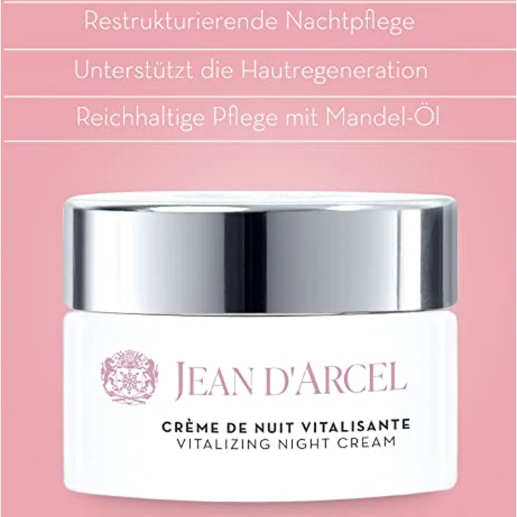 JEAN D'ARCEL CAVIAR Crème de Nuit Vitalisante - Reichhaltige Nachtpflege für trockene Haut - Unterstützt Hautregeneration - 50ml – Bild 3
