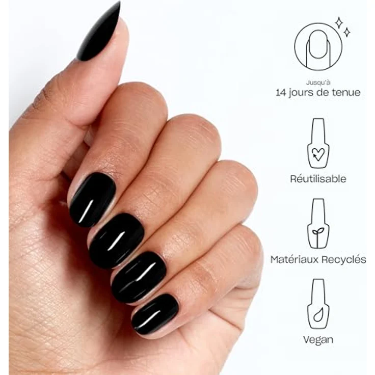 OPI xPRESS/ON künstliche Fingernägel Lady in Black 30 St. – Bild 3