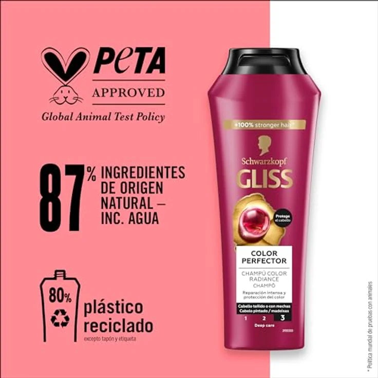 Schwarzkopf Gliss Ultimate Color Shampoo 6 x 250 ml gesamt 1500 ml – Bild 7