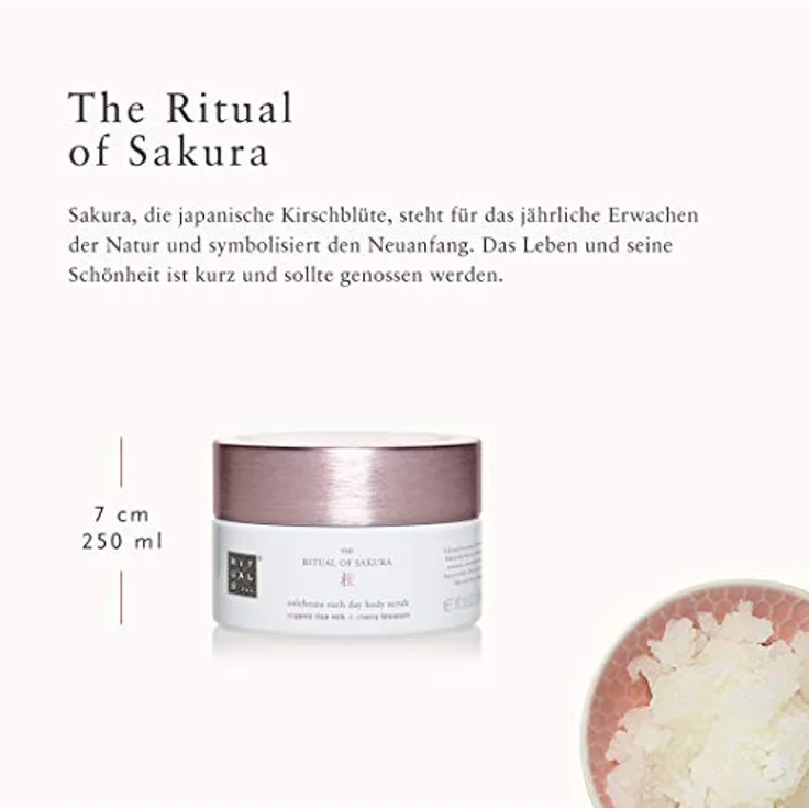 Rituals The Ritual of Sakura Body Scrub auf Zuckerbasis Körperpeeling 250 g – Bild 3