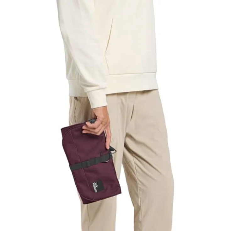 Jack Wolfskin Konya WASCHSALON, Beauty Case mit 6 Innentaschen, Aufhängehaken und abnehmbarem Spiegel – Bild 4