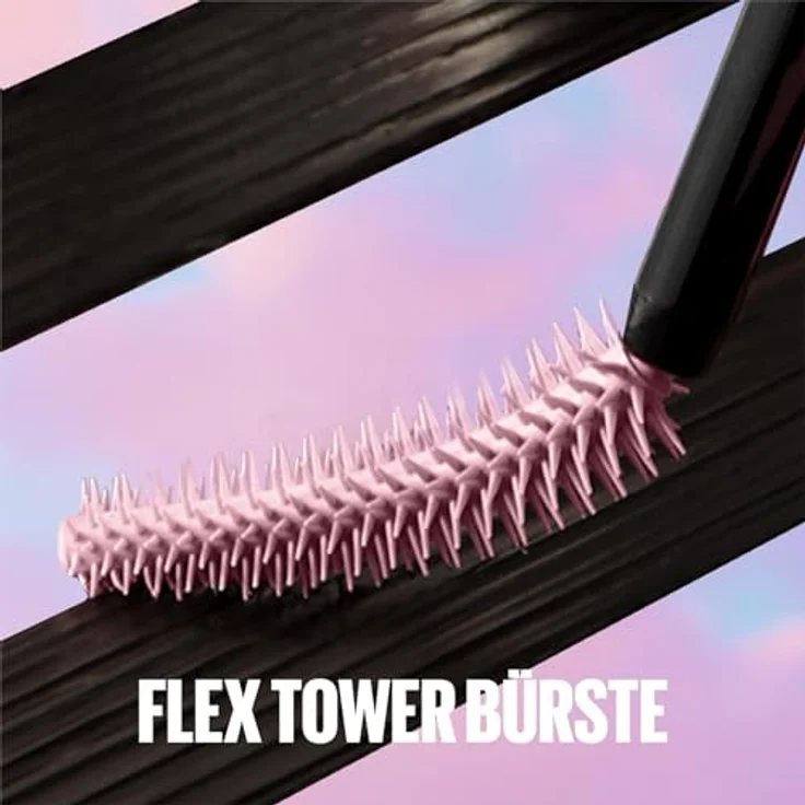 Maybelline New York Wimperntusche für extrem lange Wimpern, Lash Sensational Sky High Mascara, Blau, 7.2 ml – Bild 4