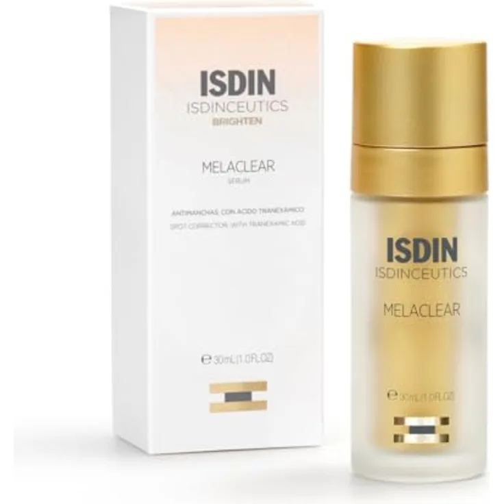 ISDIN Ceutics Melaclear, Fleckenfreies Gesichtsserum mit Tranexamsäure für 71% Fleckenreduzierung, 30 ml