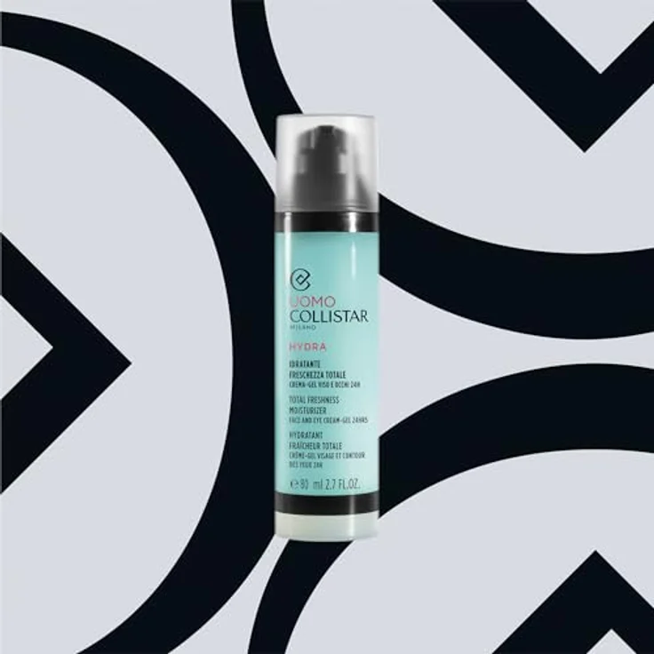 Collistar Uomo Total Freshness Moisturizer Face and Eye Cream-Gel Leichte feuchtigkeitsspendende Gel-Creme für Gesicht und Augenpartie 80 ml für Männer – Bild 3