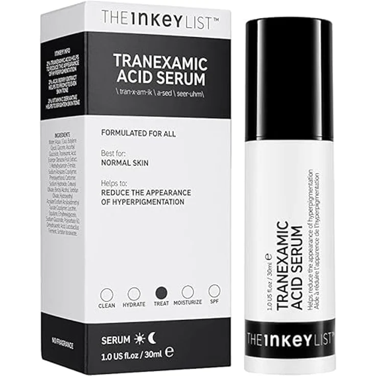 The INKEY List 2 % Tranexamic Acid Serum zur Reduzierung von Hyperpigmentierung und zur Bekämpfung ungleichmäßiger Flecken und dunkler Flecken 30 ml - Preisvergleich – Bild 2
