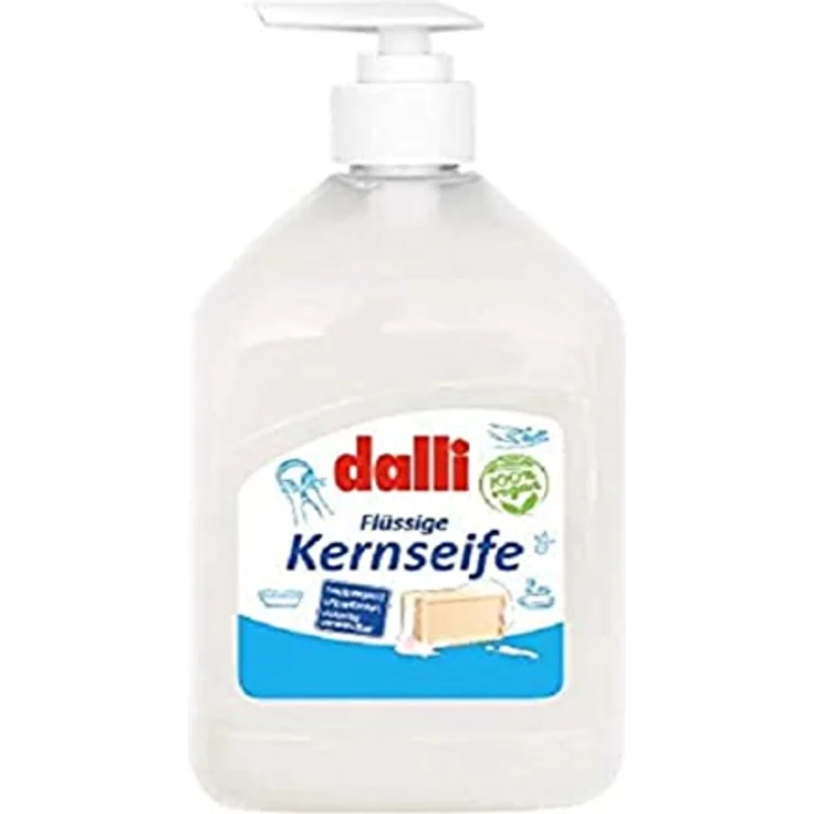 Dalli Flüssige Kernseife, 500 ml parfümfrei seife Haut Pflegend universal (1er-Pack) – Bild 1