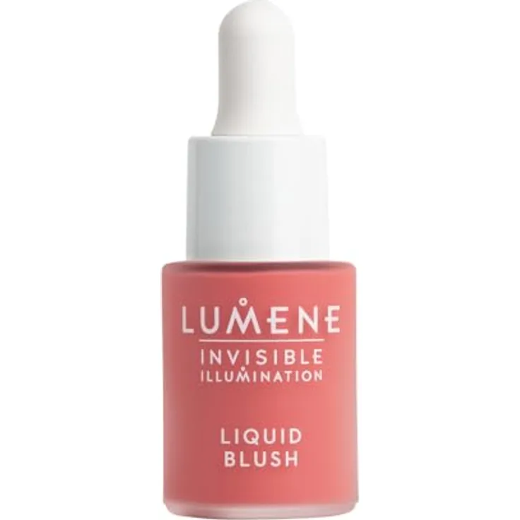 LUMENE Invisible Illumination Flüssiges Rouge, Vegan Liquid Blush, Bright Bloom 15 ml, Feuchtigkeitsspendend und natürlicher Hauch von Farbe