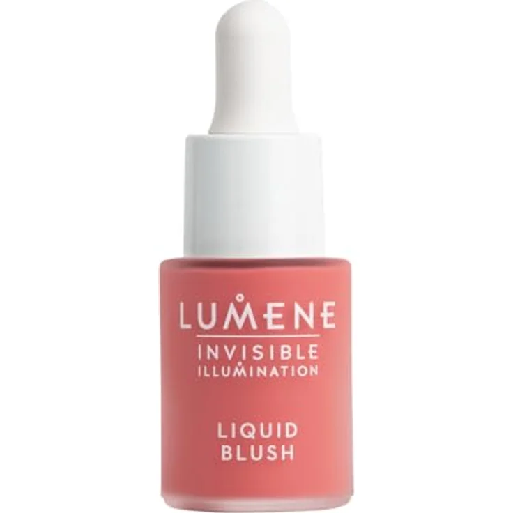 LUMENE Invisible Illumination Flüssiges Rouge, Vegan Liquid Blush, Bright Bloom 15 ml, Feuchtigkeitsspendend und natürlicher Hauch von Farbe – Bild 1