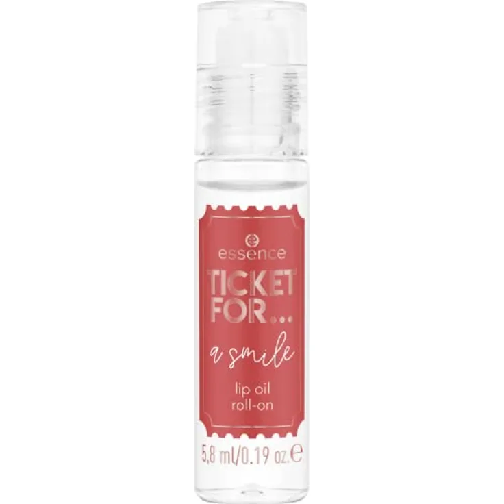 essence TICKET FOR... a smile lip oil roll-on Lippenöl 5.8 ml