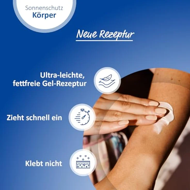 Ladival Sonnenschutz Gel LSF 50+ für allergische Haut, wasserfest, fettfrei, 4-fach Zellschutz, korallenfreundlich, leichte Gel-Formel, 200ml – Bild 5