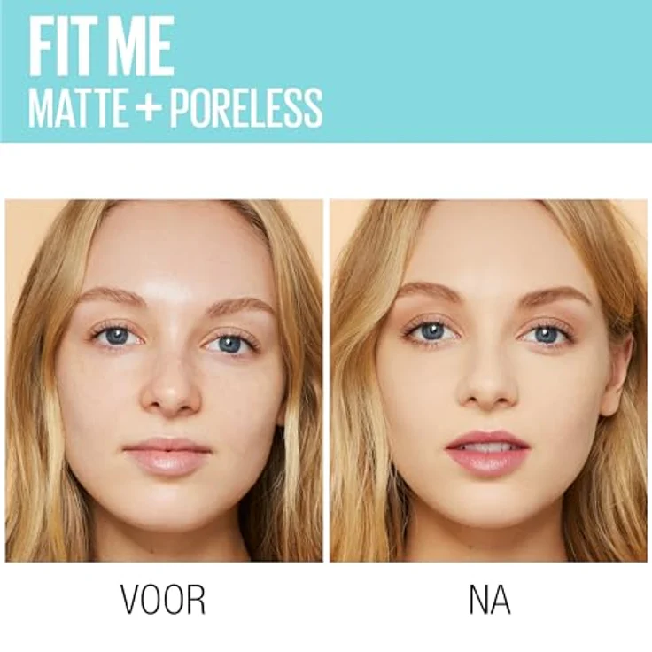 Maybelline Fit Me! Matte + Poreless Make-up 100 Warm Ivory 30 ml  – Bild 5