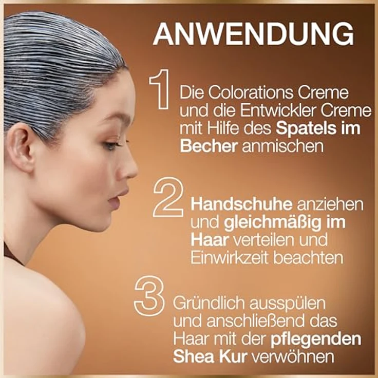 Garnier GOOD Dauerhafte Haarfarbe 9.1 Vanilla Blond, Coloration ohne Ammoniak, bis zu 100% Grauabdeckung, pflegende Kur mit Sheabutter – Bild 3