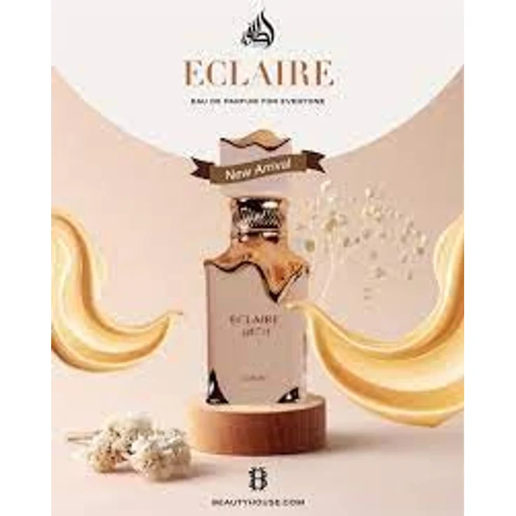 Lattafa Eclair Eau de Parfum, 100 ml - Damenduft mit Karamell, Vanille und Praline – Bild 3