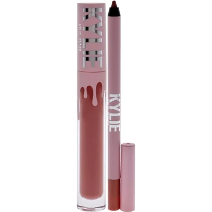 Kylie Jenner Matte Lip Kit 801 Liquid Queen, Lippenstift + Lipgloss mit langanhaltendem, mattem Finish und präzisem Lipliner – Bild 2