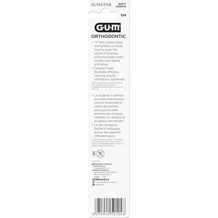 Sunstar Gum KFO Zahnbürste weich V-Schnitt 1 St. – Bild 4