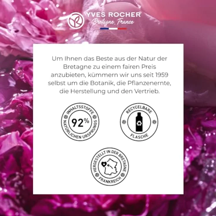 Yves Rocher COMME UNE EVIDENCE Duschgel Damen 200ml, blumiges Duschgel mit grünen Chypre-Noten und ätherischem Patschuliöl – Bild 4