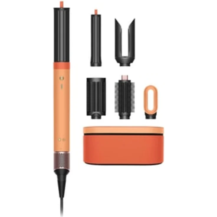 Dyson Airwrap Co-anda 2x, 6-in-1 Ceramic Lockenstab in Apricot mit intelligenter Temperaturregulierung und Bluetooth-Anbindung