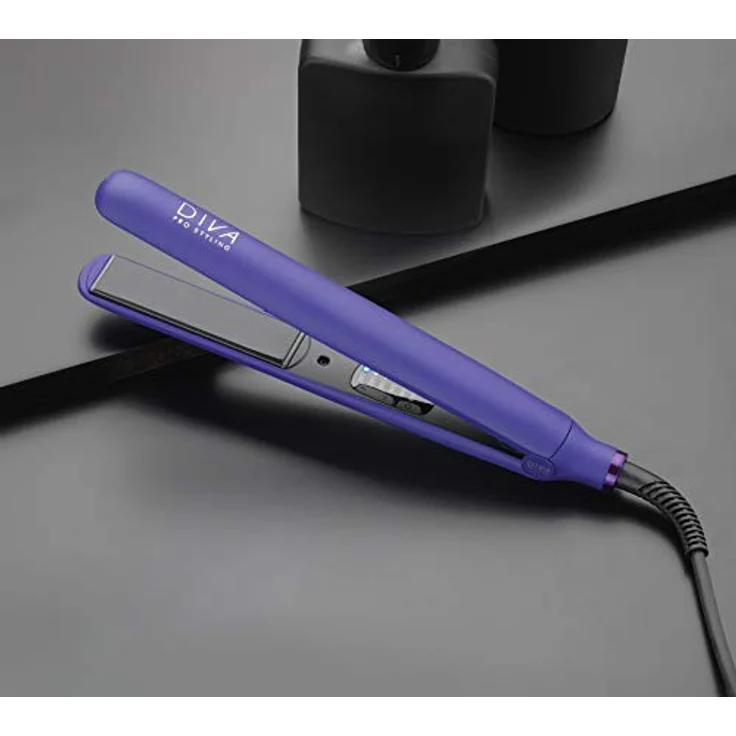 Diva Pro Styling Digital Styler Haarglätter-Glätteisen automatische Abschaltfunktion, violet – Bild 3
