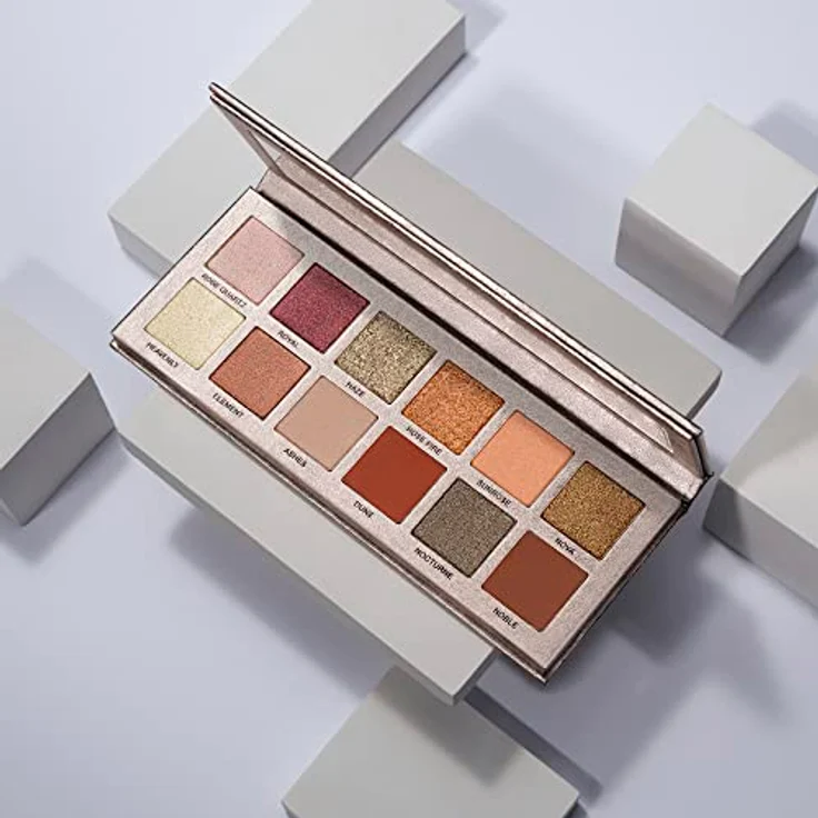 Anastasia Beverly Hills Rose Metals Palette, Lidschattenpalette mit 12 intensiven Metallic-Farben, 12x1,15 g – Bild 6