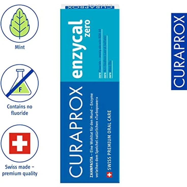 Curaprox enzycal zero Zahnpasta 75 ml – Bild 2