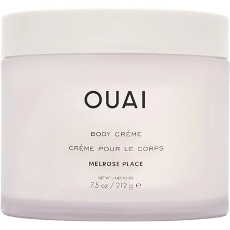 OUAI Body Cream Melrose Place, hydratisierende Körpercreme mit Cupuaçu-Butter, Kokosöl & Squalan, sulfatfrei, 212 g – Bild 1