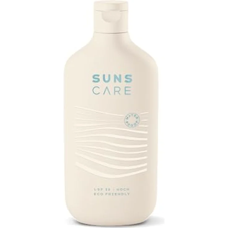 SUNS THIRTY WATERPROOF | Premium Sonnencreme LSF 30 | wasserfest | vegan | ohne Mikroplastik | Sport-Sonnencreme | Gesicht und Körper | nicht fettend | 180ml (Sea Salt) – Bild 1