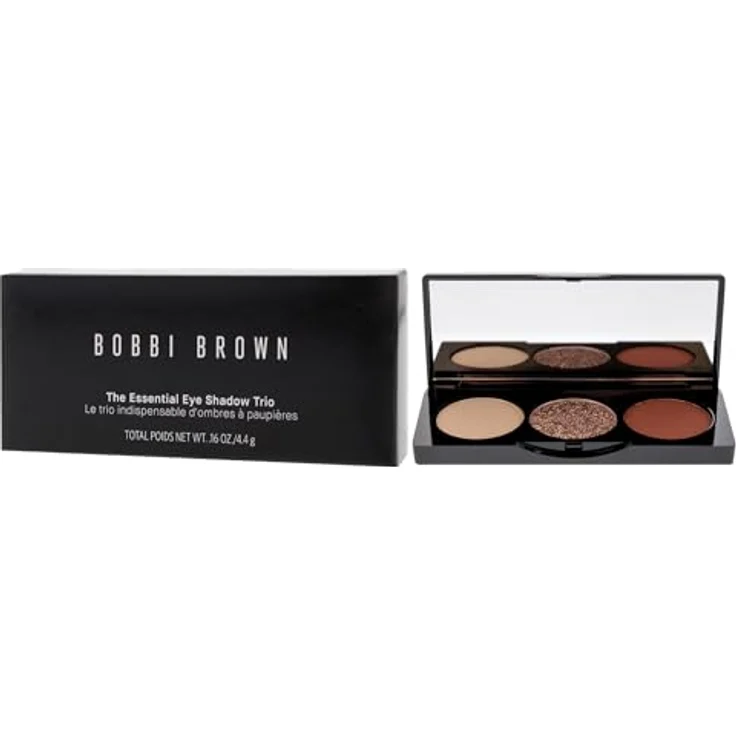 Bobbi Brown Essential Eye Shadow Trios Lidschattenpalette, Farbton Smokey Plum, 4,4 g - mit Metallic-Effekt, leicht aufzutragen und kombinierbar – Bild 4