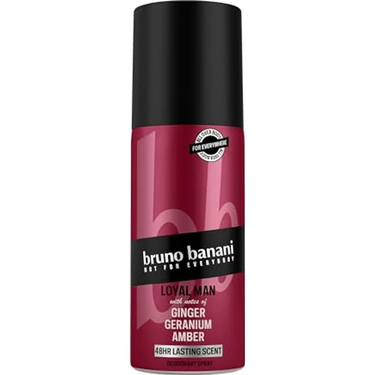 bruno banani Loyal Man Deo-Bodyspray, aromatischer fruchtiger Duft, 48h lang anhaltend, vegane Formel, 150 ml – Bild 1