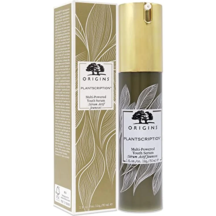 Origins Plantscriptiontion Aktivserum Jugend 30 ml, Anti-Aging-Effekt mit Liniennivellierungspeptiden, Anogeissus zur Pflege der Haut – Bild 3