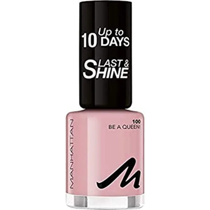 Manhattan Cosmetics Last und Shine Nagellack, Nr.100 Be a Queen, 10 ml – Bild 2