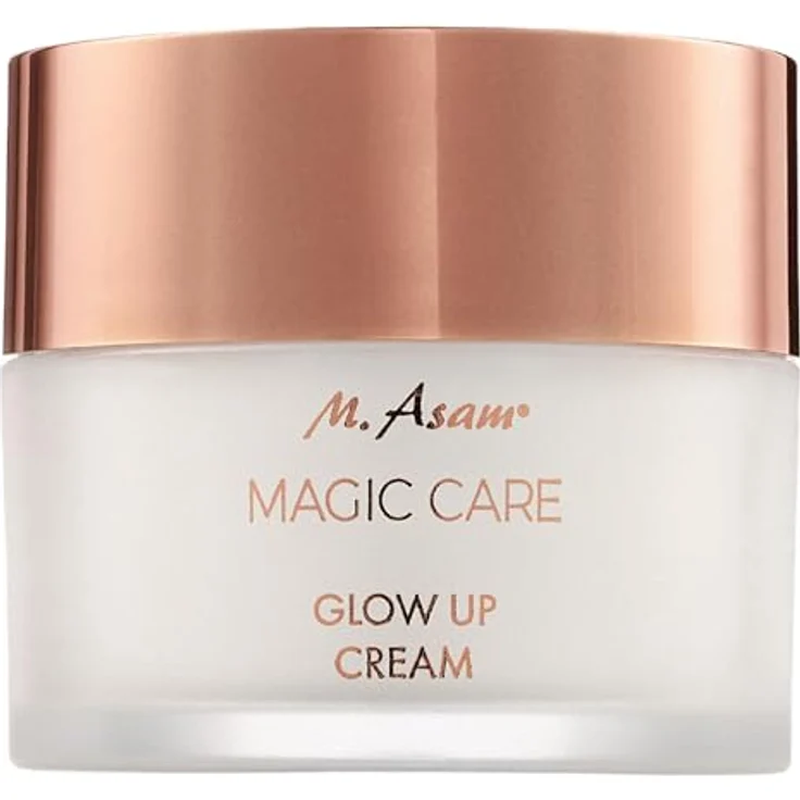 M. Asam MAGIC CARE Glow Up Creme (50 ml) – Leichte Gesichtscreme mit Sofort- & Langzeit Glow-Effekt, sorgt für eine geschmeidige Haut, ideal als Tagespflege & als Make-up Basis, Gesichtspflege, Silikonfrei & Vegan – Bild 1